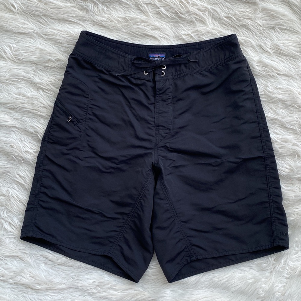 Patagonia | Black Nylon Board Shorts